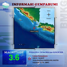 The latest tweets from @infobmkg Gempa Bumi Guncang Pandeglang Tak Berpotensi Tsunami Bantennews Co Id