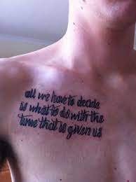 Time That Is Given Us Short Quote Tattoos Good Tattoo Quotes Tattoo Quotes For Men