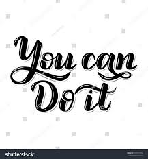 Motivational Quotes You Can Do Lettering Stock Vector Royalty Free 1070177546