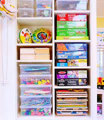 The Home Edit The Home Edit On Instagram This Playroom Was Organized Just In Time To Make Room For The The Home Edit Storage Kids Room Playroom Storage