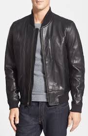 695 Cole Haan Leather Bomber Jacket Leather Jacket Leather Jacket Men Jackets Men Fashion
