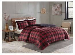 Red And Black Buffalo Plaid Comforter Set Rustic Home Decor Cabin Bedroom Decor Buffaloplaid Bedding Plaid Bedding Plaid Bedding Sets Buffalo Plaid Bedding