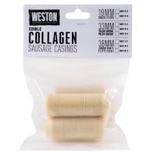 Weston 19 0102 W 33mm Collagen Sausage Casing Makes 70 Lb