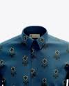 Download Men S Dress Shirt Mockup Front View In Apparel Mockups On Yellow Images Object Mockups