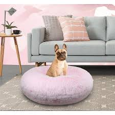 All dogs should have their own bed. Bessie And Barnie Bessie And Barnie Signature Bubble Gum Luxury Shag Extra Plush Faux Fur Bagel Pet Dog Bed In Pink Bagel Begm Md Accuweather Shop