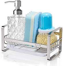 Check spelling or type a new query. Amazon Com Hulisen Sponge Holder Kitchen Sink Organizer Sink Caddy Sink Tray Drainer Rack Brush Kitchen Soap Dispenser Sponge Holder Kitchen Sponge Holder