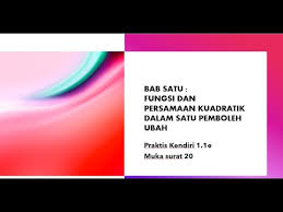 Matematik Tingkatan 4 Bab 1 Praktis Kendiri 1 1e Kelas Live