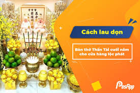 Cách lau dọn bàn thờ Thần Tài cuối năm ...