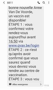 Les personnes de plus de 18 ans vivant en flandre, en wallonie et en belgique germanophone peuvent s'y inscrire si elles souhaitent être appelées par leur centre de vaccination pour recevoir les vaccins résiduels de personnes qui ne. Problemen Bij Qvax Sms Om 17 08 Uur Om Te Registreren Voo Houthalen Helchteren Het Belang Van Limburg Mobile
