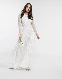 Abiball kleider von asos testen. Asos Edition Charlotte Verziertes Langes Brautkleid Asos