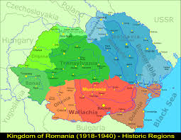 De ce studiem tema româniei în perioada războiului rece? Map Of The Regions Of Greater Romania 1918 1940 Map Romania Historical Maps