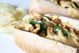 Top with shredded cheese, and sprinkle with oregano. Vegan Philly Cheesesteak Sandwich Cheap And Cheerful Cooking