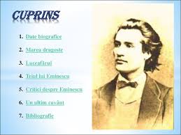 Mihai eminescu (născut mihail eminovici; Mihai Eminescu Online Presentation