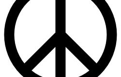 Image of File:Peace sign.svg - Wikimedia Commons