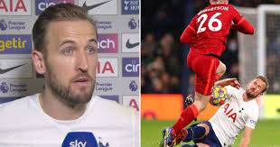 Harry Kane reacts to red card claims over tackle