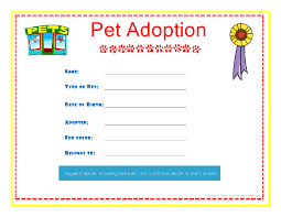 Www Kidscanhavefun Com Playtime Pet Adoption Certificate Png Pet Adoption Certificate Adoption Certificate Pet Adoption Party