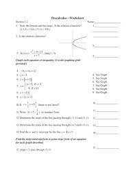 Free precalculus worksheets created with infinite precalculus. Precalculus Worksheets