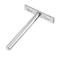 The angled shelf support brackets used for the regular fix mounting method can be tricky to install! 10pcs 4 5 Concealed Hidden Floating Closet Wall Shelf Support Brackets Steel Walmart Canada
