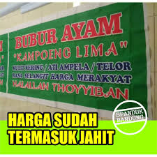 Maybe you would like to learn more about one of these? Cetak Spanduk Kain Spanduk Pecel Lele Spanduk Kain Sate Cetak Spanduk Kain Ukuran 1x1 5 M Shopee Indonesia