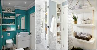 A metal and glass bathroom shelf unit turns an open wall into storage for towels, washcloths, and shower supplies. Bathroom Wall Storage Ideas To Get The Most Of The Bathroom Space Top Dreamer