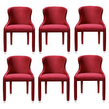 Shop for red chair covers online at target. Red Velvet Dining Chair 22 For Sale On 1stdibs