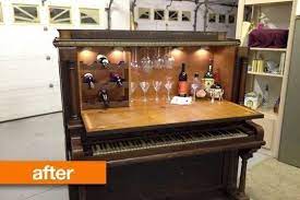 A wine bar table for parties: 15 Ways To Upgrade A Home Bar Piano Bar Bars For Home Piano