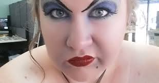 Ursula Makeup! #halloween #costume #ursulamakeup