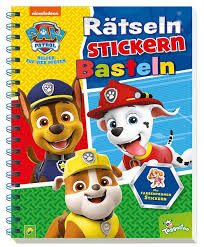 Weitere ideen zu basteln, bastelideen, pfote patrouille geburtstag. Paw Patrol Ratseln Stickern Basteln Buch Kartoniert Schwager Steinlein Verlag