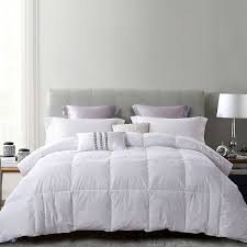 Explore our luxurious down and down alternative bed comforters in multiple warmth levels, colors, and prints. Serta White Duck Feather Down Comforter