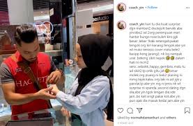 Dalam pada itu, netizen turut meluahkan rasa syukur apabila akhirnya coach yin memilih wanita sebenar. Pernah Jadi Kekasih Sajat Coach Yin Akhirnya Pilih Wanita Sebenar