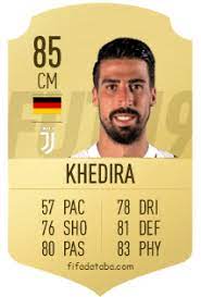 Born 4 apryle 1987) is a german fitbawer currently playin for juventus an the german naitional team. Sami Khedira Fifa 19 Rating Card Price