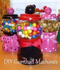 Diy Gumball Machine And Candy Dispenser Diy Gumball Machine Clay Pot Crafts Candy Gifts Diy
