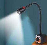 Magnetic Base LED Work Lights Flexible Gooseneck Lathe Milling CNC Machine  Lamps