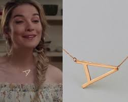 Alexis Rose Large Initial Necklace, Mother's Day Gift, Sideways Initial  Necklace, Christmas Gift, Alexis Necklace, Bridesmaid Gift