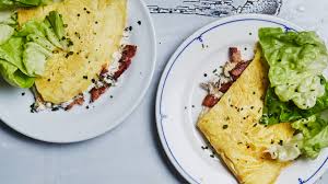Omelet With Bacon Mushrooms And Ricotta Recipe Bon Appetit