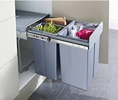 Pull Out Waste Bin For Hinged Door Cabinets 2x 10 1x 20 Litres Hafele U K Shop In 2020 Integrated Kitchen Bins Kitchen Waste Bin Kitchen Bin