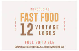 Download Fast Food Logos Graphic By Serdiuk Igor Creative Fabrica Yellowimages Mockups