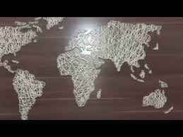 Clicking on the map above. Diy Painel Decorativo Mapa Mundi Youtube