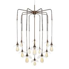 Enjoy free shipping on most stuff, even big stuff. Large Contemporary Cluster Of 13 Bare Bulb Ceiling Pendants Long Drop