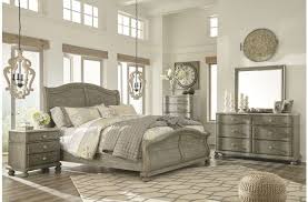 Marleny Gray And Whitewash Sleigh Bedroom Set From Ashley Coleman Furniture Bedroom Sets Queen Bedroom Set Bedroom Sets