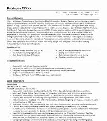 Oracle Dba Resume Example Tata Consultancy Services Kirkland Washington