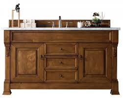 Add style and functionality to your bathroom with a bathroom vanity. 60 Inch Single Sink Bathroom Vanity In Country Oak