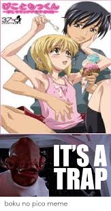 Boku no hero academia follows the story of a young boy aspiring to be a number 1 hero, while boku no pico is a story about an effeminate boy who expl. Boku No Pico Meme Anime Meme On Awwmemes Com