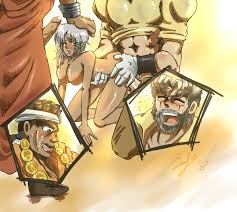 Post 1705325: Jojos_Bizarre_Adventure Joseph_Joestar Mariah Muhammad_Avdol  Old_Joseph