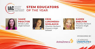 Maryland STEM Educator of the Year Award Presented to Howard County Teacher  and Two Prince George's County Teachers
