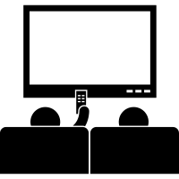 .icon cartoon color robot icon icon hotel sasini silva fire extinguishers business icons gratis home button on toolbar medicals vector flowers. Watching Tv Icons Download Free Vector Icons Noun Project