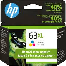 Hp 63Xl Remanufactured Ink Cartridge (Black, Tri-Color, 2 Pack)