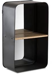 Etagere d'angle murale bois simple style ikea avec fixation invisible. Etagere Industrielle Avec Miroir Toledo Mh London Leroy Merlin