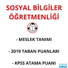 Sosyal Bilgiler Ogretmenligi Bilgi