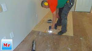 Zero level determines the overall level of the floor for all rooms in the apartment. How To Make Subfloor Leveling With Plywood And Concrete Self Leveling Compound Mryoucandoityourself Youtube
